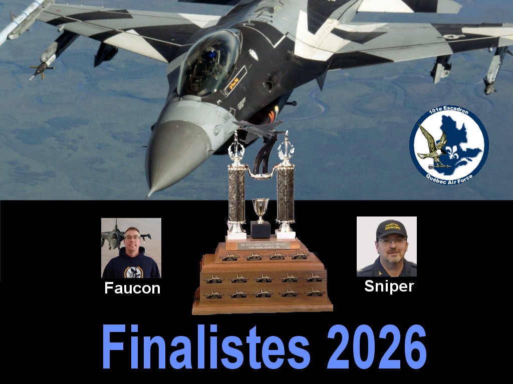 Finalistes du championnat Dogfight 2026