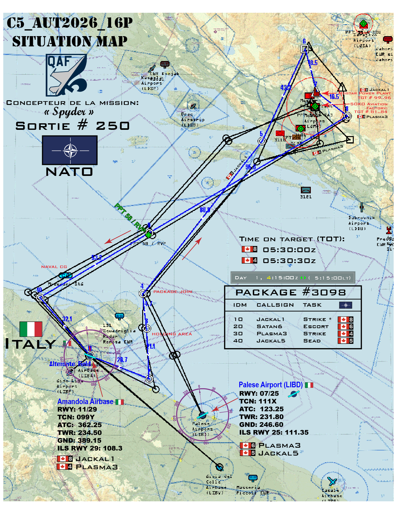 Situation map