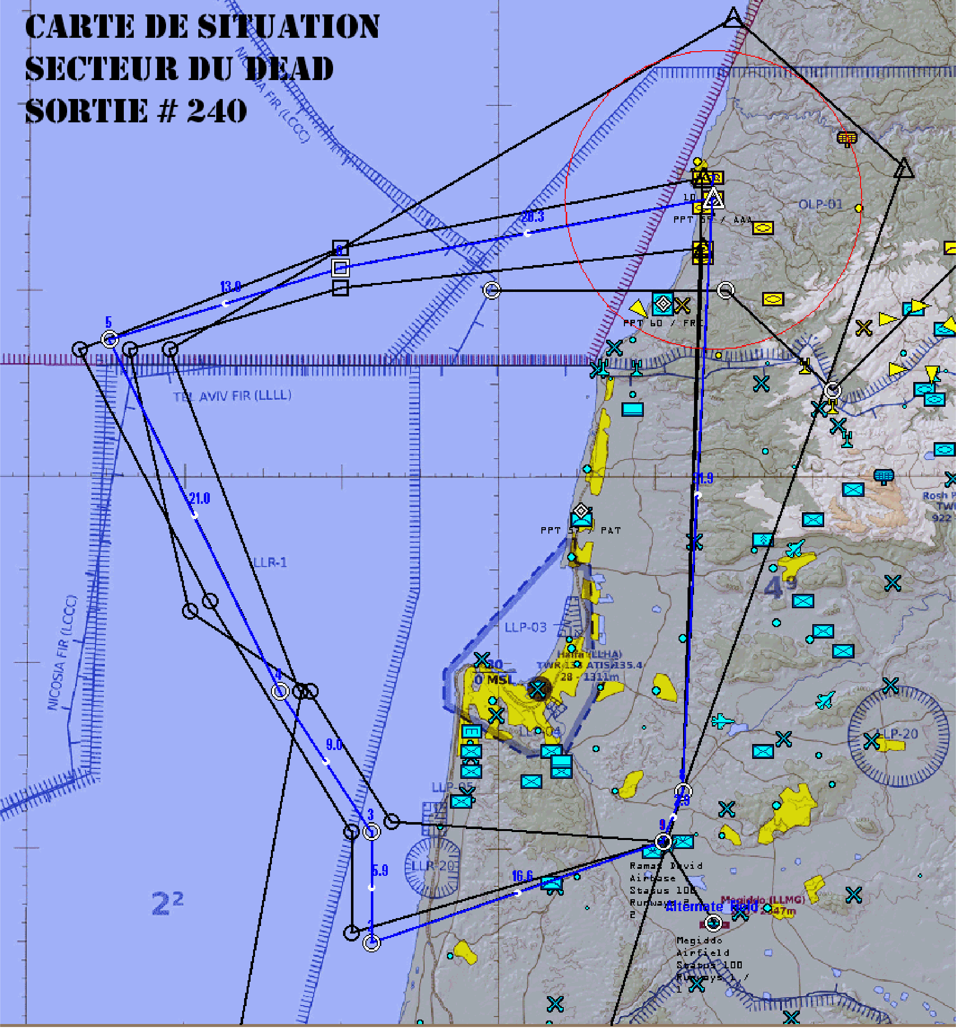 Situation map