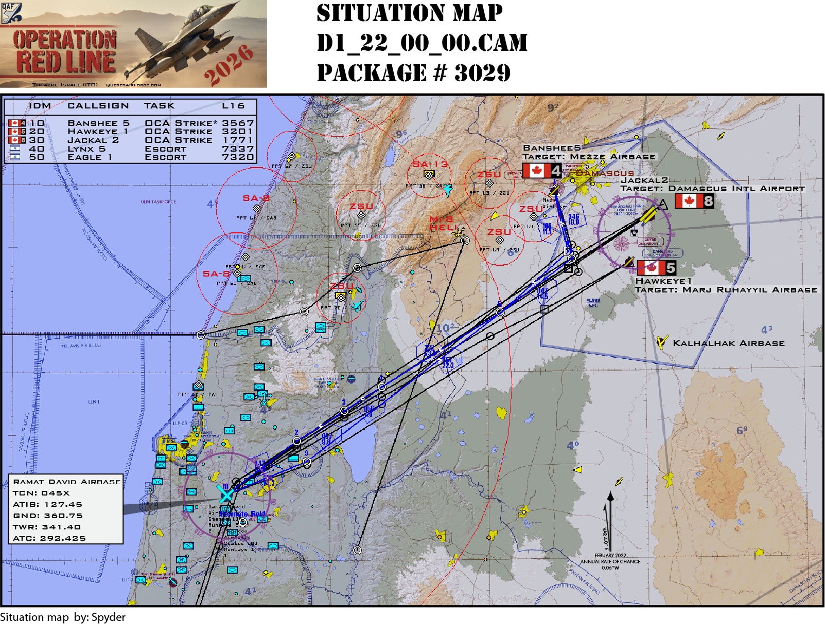 Situation map