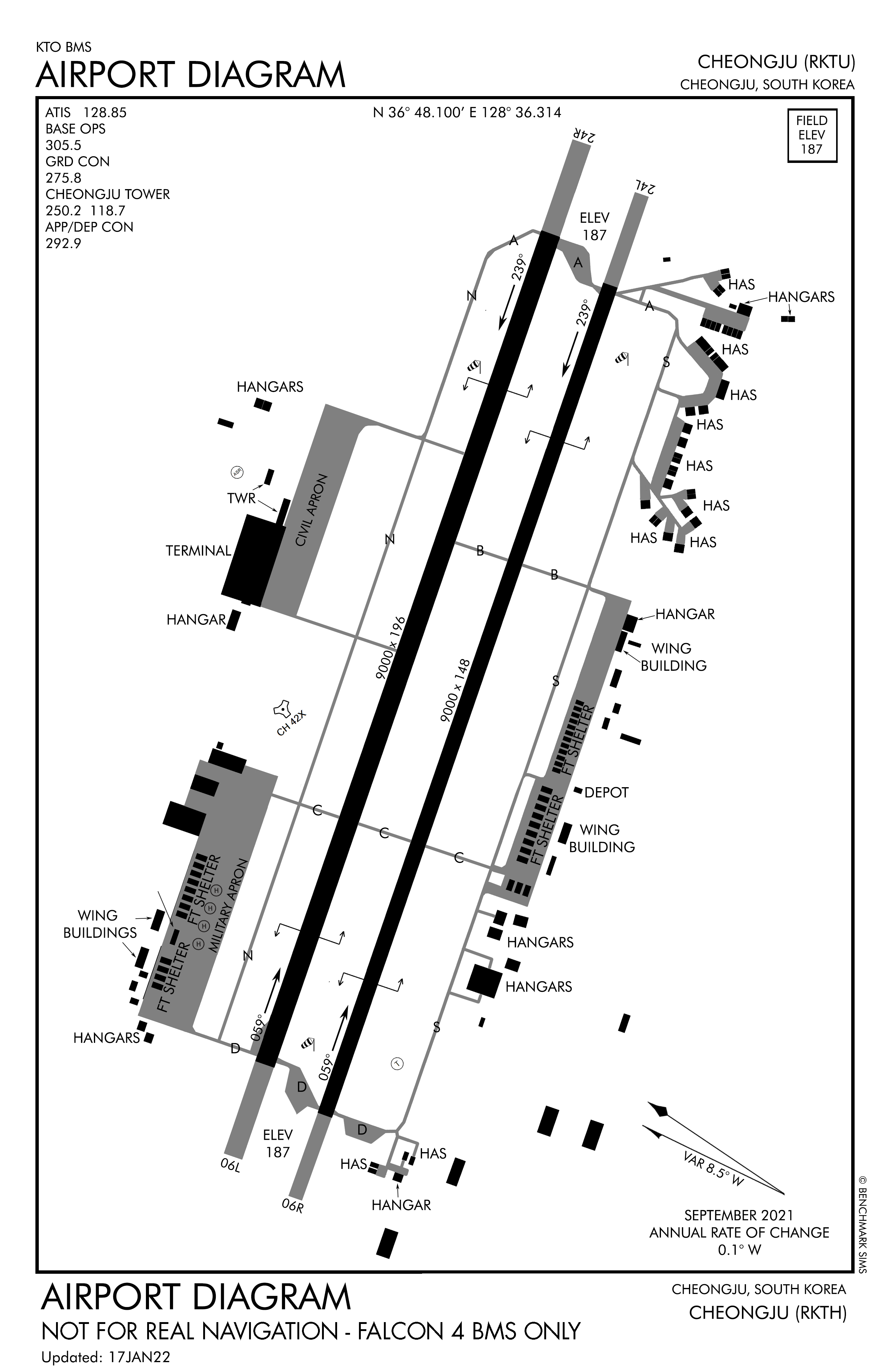 Departure Airport Diagram