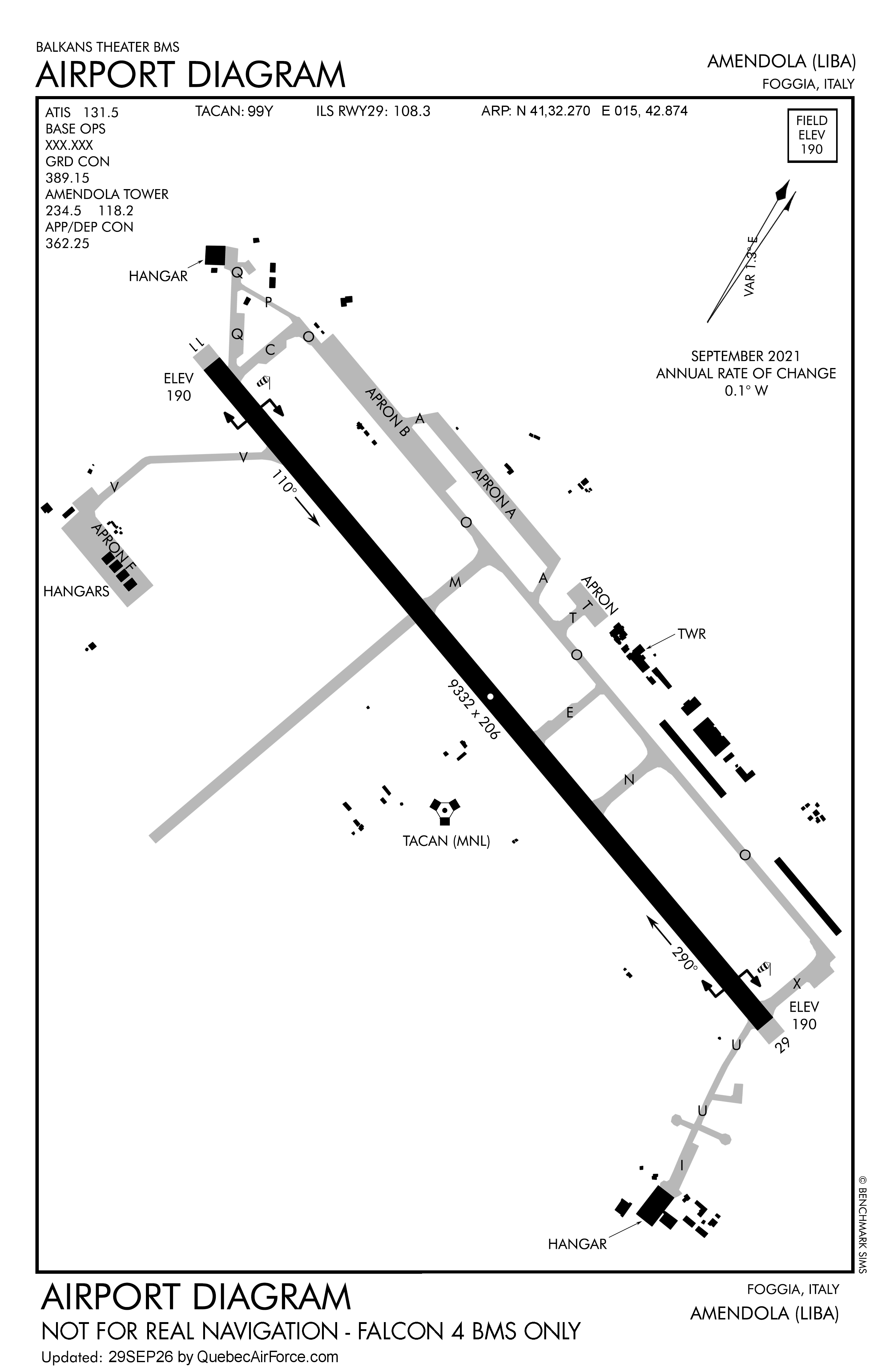 Departure Airport Diagram
