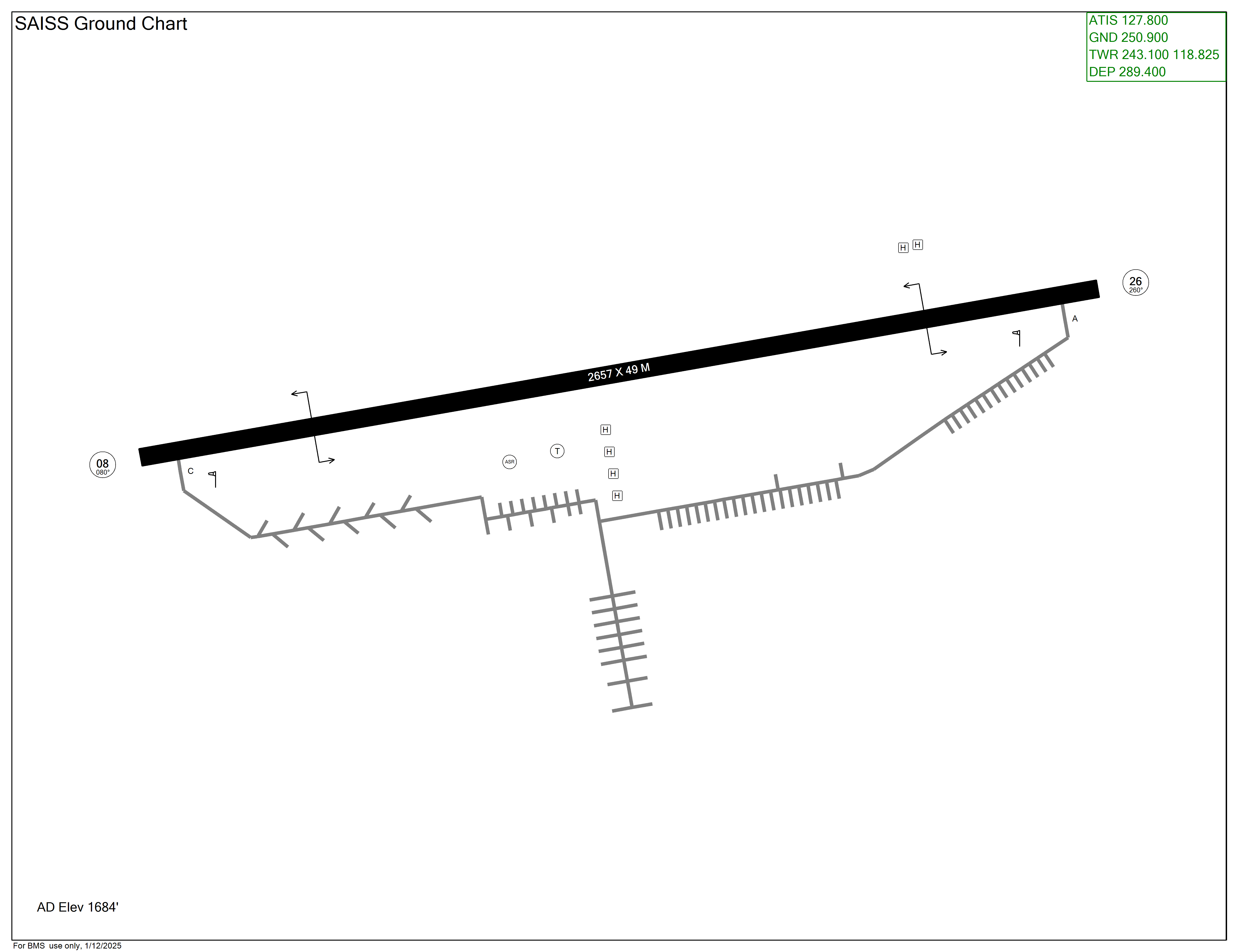 Saiss Airport diagram