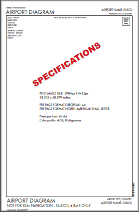 Airports Diagrams Specs