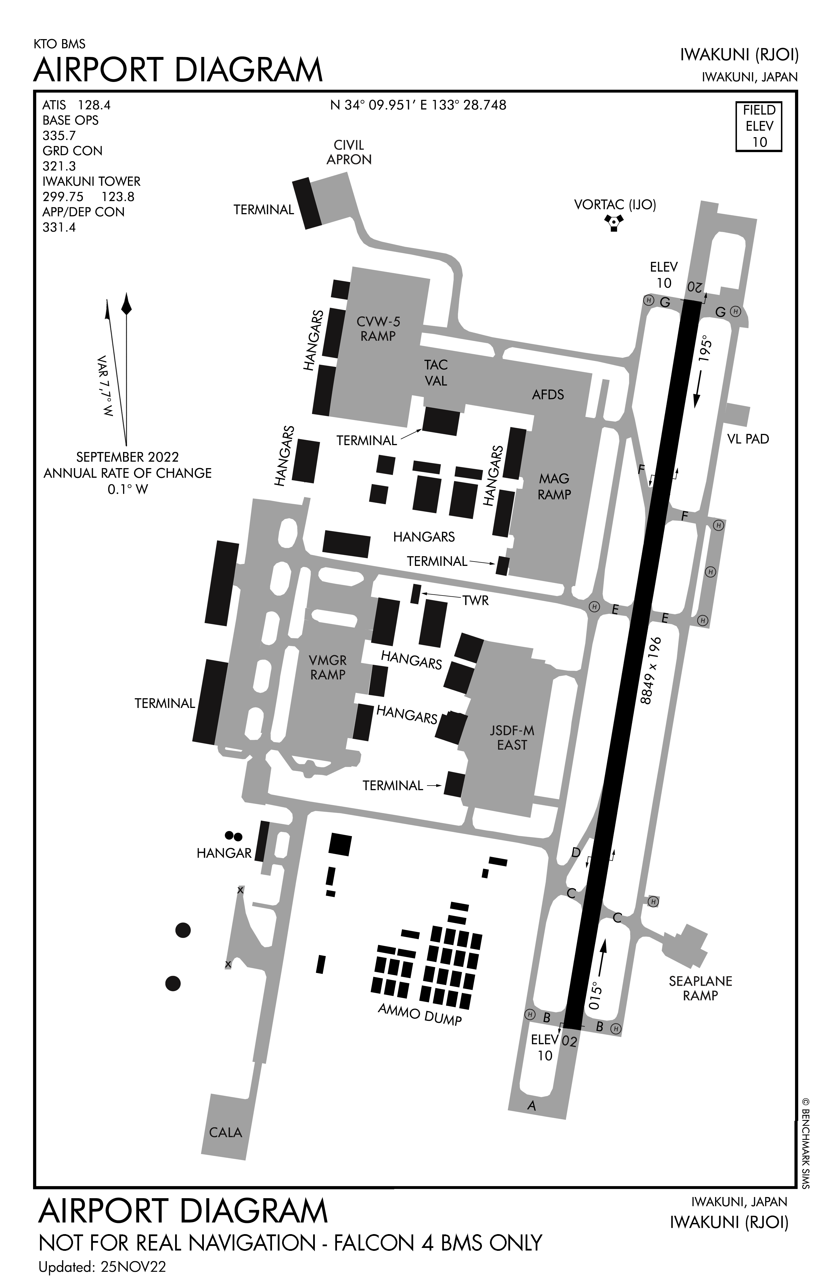 Iwakuni_MCAS Airport diagram