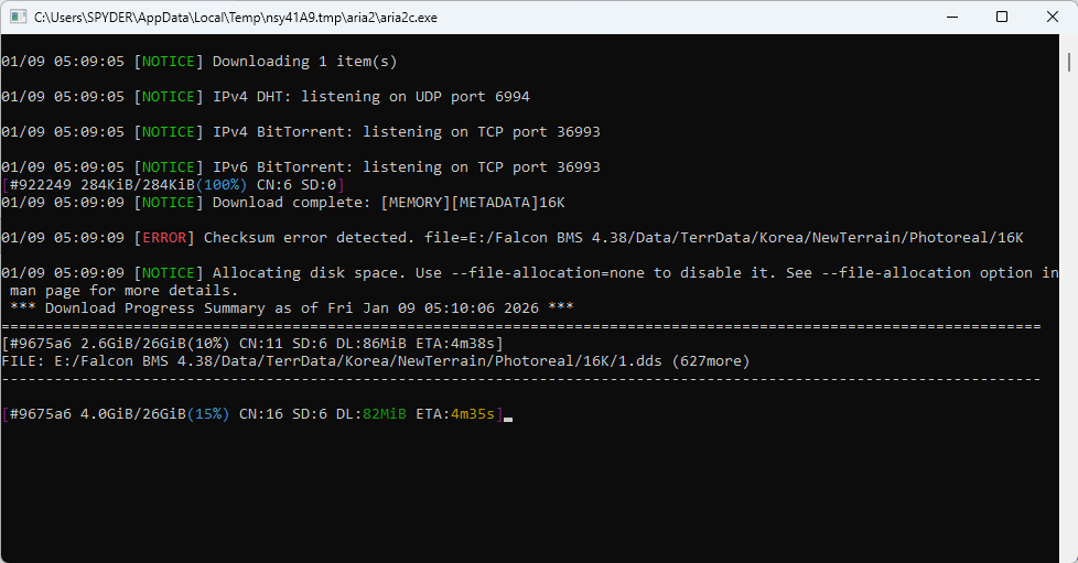 Installation BMS 4.38.0
