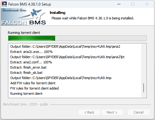 Installation BMS 4.38.0