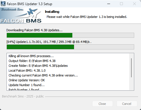 Falcon BMS Updater 4.38.1.1