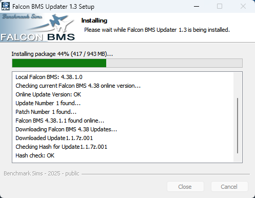 Falcon BMS Updater 4.38.1.1